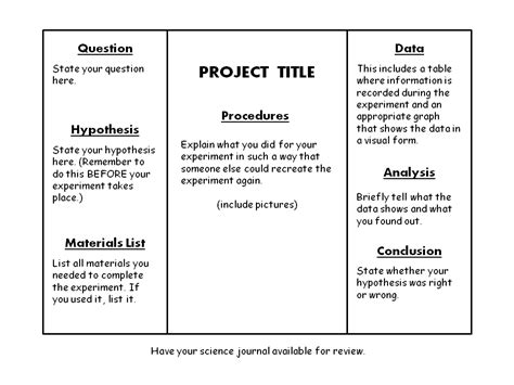 Image result for Science Fair Project Purpose Example
