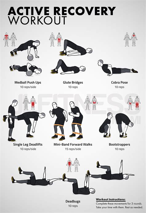 Active Recovery Workout- 7 exercises - JLFITNESSMIAMI- Easy to Follow ...