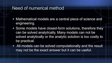 Image result for Applications of Numerical Analysis