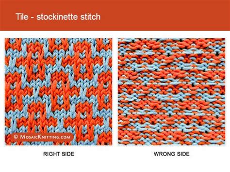 Toradh íomhá ar 2 Color Slip Stitch Knit Patterns