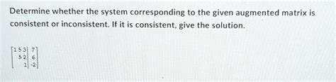 Image result for System Consistent for Matrix