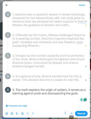 Image result for X Thread Reply