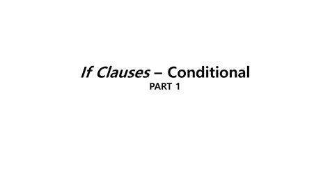 Image result for First Conditional Clause
