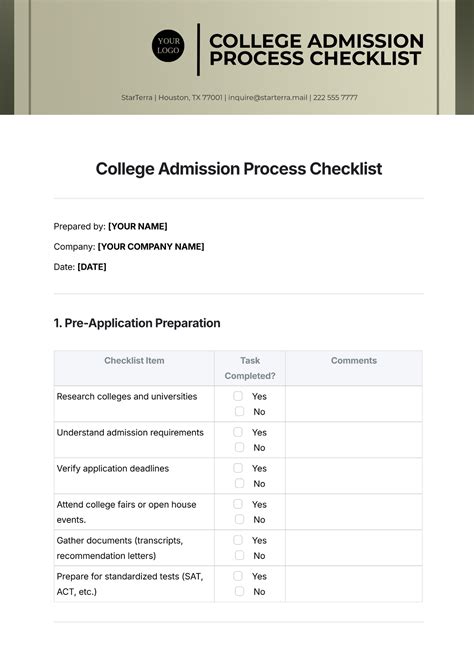 Admission Process Checklist-க்கான படிம முடிவு