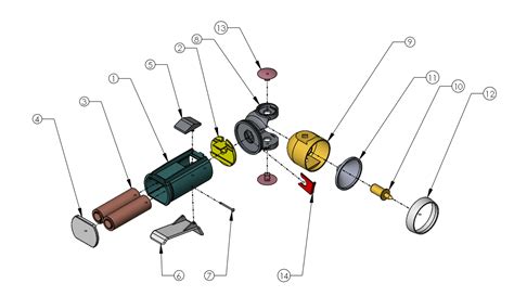 Toradh íomhá ar Exploded View Drawing NX with Balloons