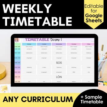 Image result for Class Time Table Sheet