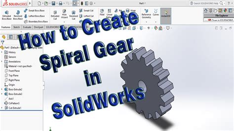 Image result for How to Design Gears in SolidWorks