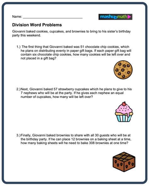 Image result for Dividing Integers Word Problems Worksheet