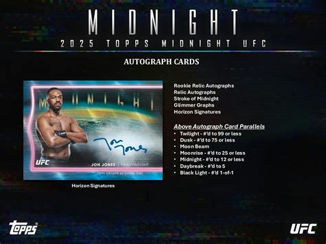 Toradh íomhá ar UFC Midnight Topps