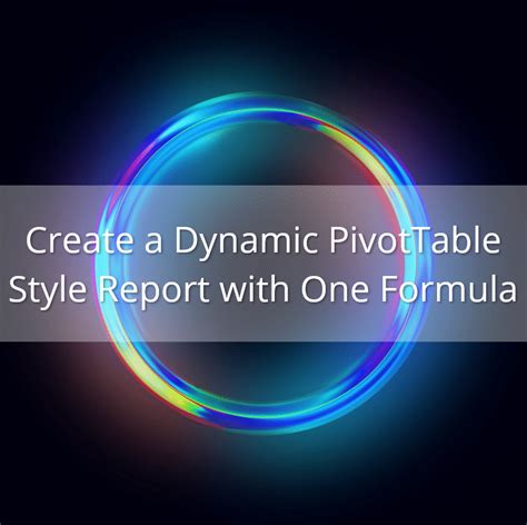 PivotTable Report Examples に対する画像結果