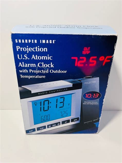 Toradh íomhá ar Sharper Image Weather Clock Projection