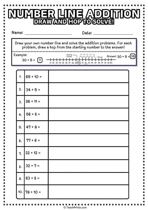 Afbeeldingsresultaten voor Number Line Addition YearOne