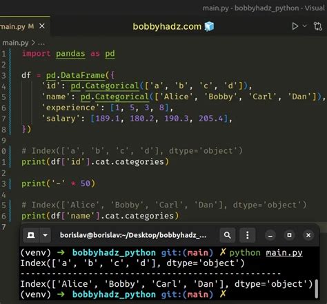 Afbeeldingsresultaten voor Category in Pandas Data