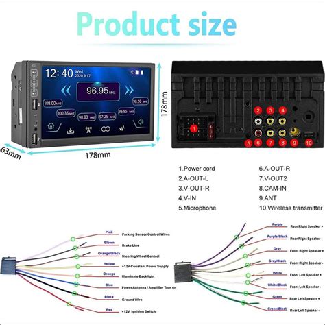 Image result for How to Wire a 7010B Radio with Backup Camera
