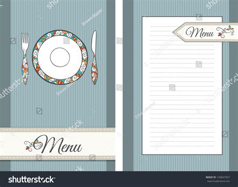 Image result for Empty Front and Back Menu