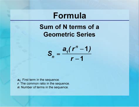 Image result for Geometric Sequence Sum Example
