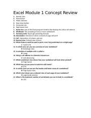 Image result for Excel Module 1 Looks Like