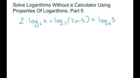 Toradh íomhá ar How to Find Log without Calculator