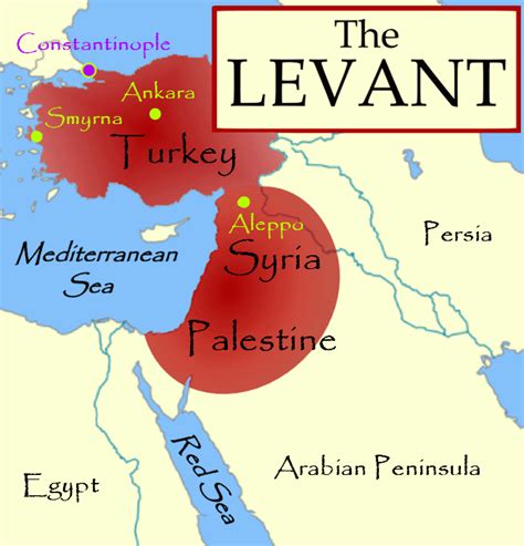 Image result for The Levant Map
