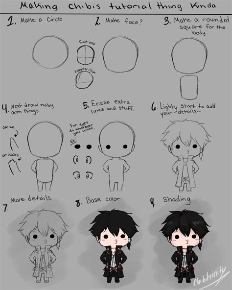 Image result for How to Draw Chibi Tutorial