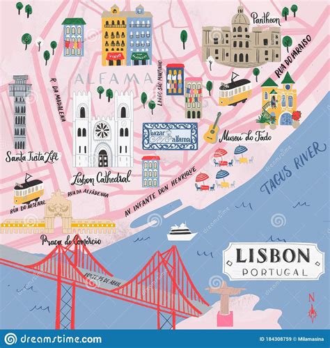 Image result for Lisbon Map