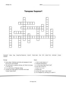 Transposing Instruments Exercises に対する画像結果