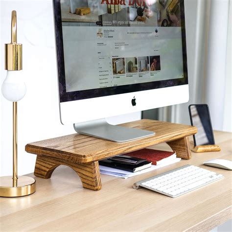Image result for Computer Monitor Shelf for Desk
