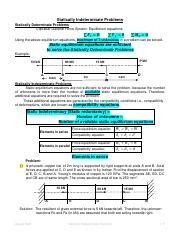 Afbeeldingsresultaten voor Solve Statically Indeterminate Statics Problems