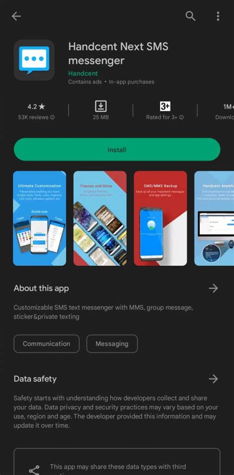 Image result for Text Mode in Messages Android