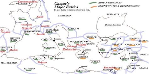 Image result for Julius Caesar Gaul Campaign Map