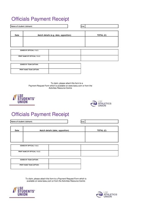 Payment Receipt Example に対する画像結果
