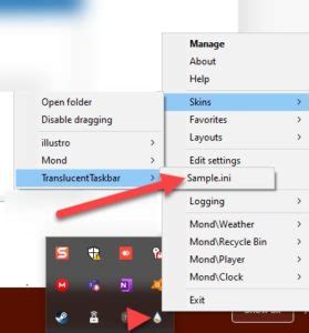 Image result for Translucent Taskbar Rainmeter