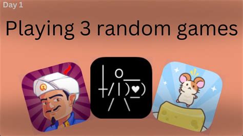 Three Random Games に対する画像結果