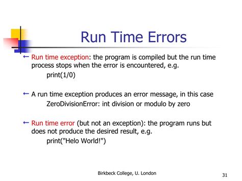 Image result for Run Time Error in Python