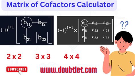 Image result for Block Matrix Cofactor
