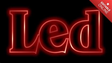 Image result for LED Font Solid Line
