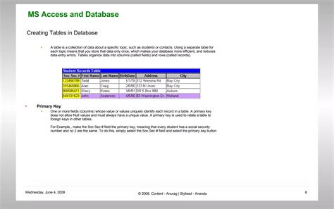 Toradh íomhá ar Creating an Access Database