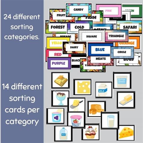 Image result for Sorting Objects Vocabulary Card