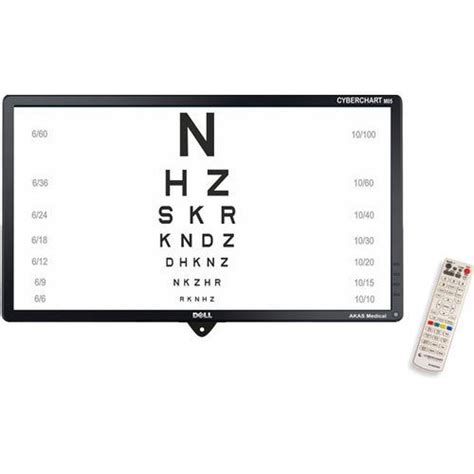 Toradh íomhá ar LED Visual Acuity Chart