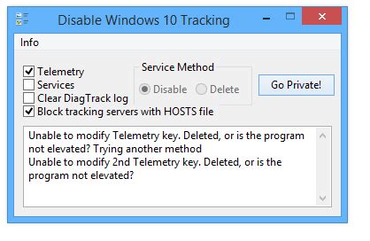 Image result for Windows Tracking Disable Tool