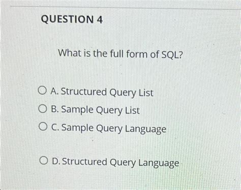 Image result for What Is the Full Form of SQL