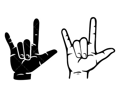 Toradh íomhá ar Hand We Sign Language SVG