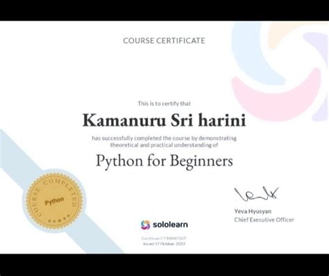 Sololearn Python Certificate HD に対する画像結果