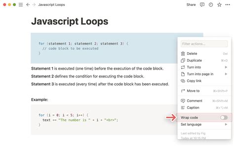 Code Block Text Wrap に対する画像結果