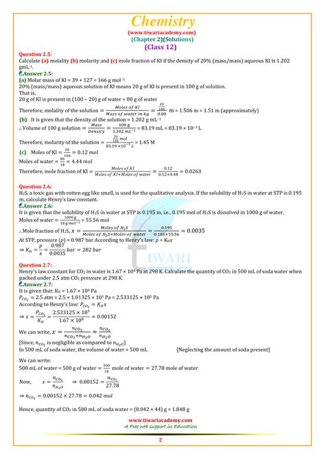 Image result for Class 12 Chemistry Intext Solutions Chapter 2