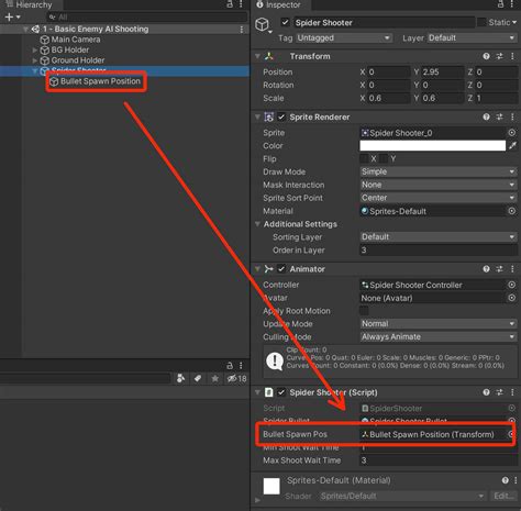 Unity Enemy に対する画像結果