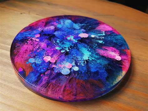 Toradh íomhá ar Resin and Alcohol Ink