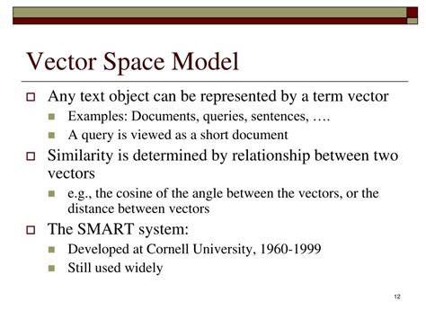 Image result for Construct a Vector Space Model Representation