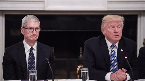 Image result for Tim Cook Meets Trump