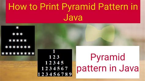How to Print Pyramid Pattern in Java | Pyramid Pattern | Pattern ...